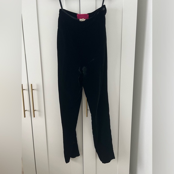 Vintage Christian Lacroix Velvet Tuxedo Pant - Picture 1 of 2